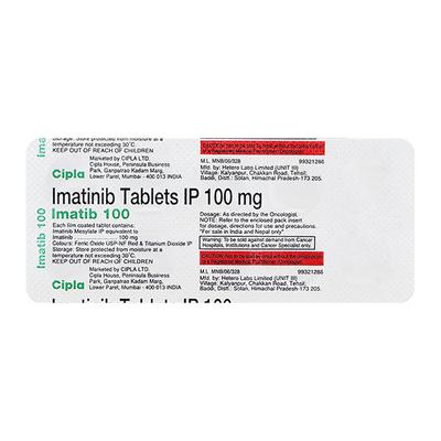 Imatib 100mg Tablet 10'S - Cancer Oncology-Cyt