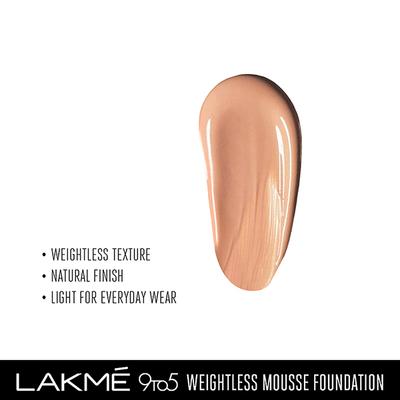 Lakme9to5 Powerplay Mousse Foundation, Rose Ivory, 25g - Foundation