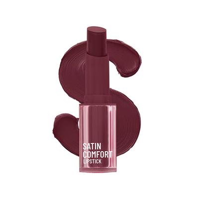 Swiss Beauty Satin Comfort Lipstick-Burnt Maroon 3 gm - Lipsticks