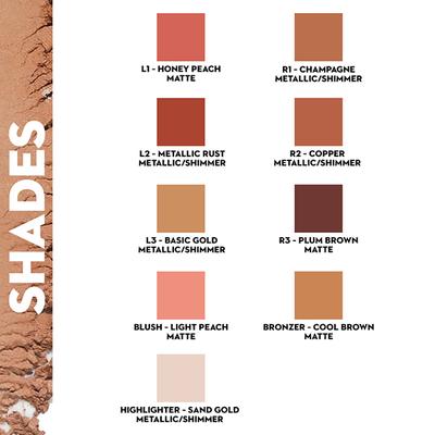 SUGAR Cosmetics X Wonder Woman Mixed Palette - 02 Primal President 20.8 gm - Face Palettes
