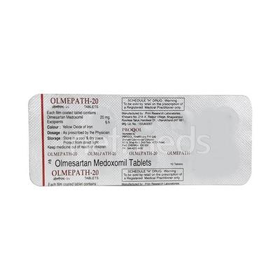 Olmepath 20mg Tablet 10'S - Hypertension-Ang