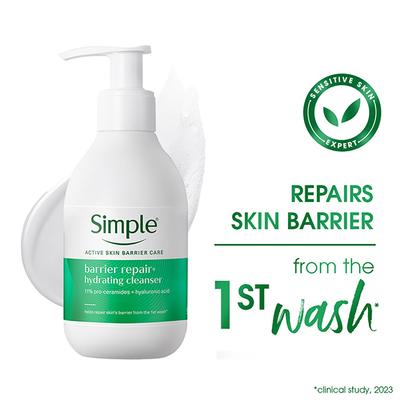 Simple Active Skin Barrier Care Replenishing Cream Cleanser 150 ml - Face Wash & Cleansers
