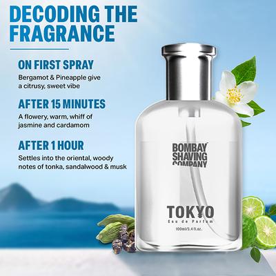 Bombay Shaving Company Perfume for Unisex, Tokyo Premium Fragrances for Men 1's - Men Perfumes (Edt/Edp)