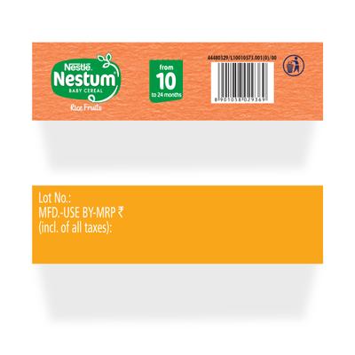 Nestle Nestum Stage 3 (10-24 Months) Powder 300 gm - Rice Fruits (Refill Pack) - Baby And Infant Supplements