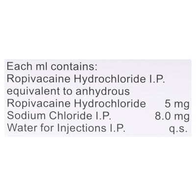 Ropin 0.5 Injection 20ml - Anaesthesia - Local-Ana