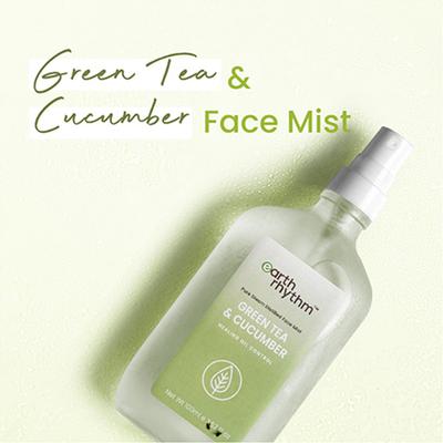 Earth Rhythm Green Tea & Cucumber Face Mist 15 gm - Face Mists
