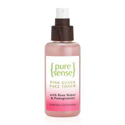 PureSense Pink Guava Face Toner with Rose Water, Pomegranate & Bamboo Water for Daily Use 100 ml - Face Mists