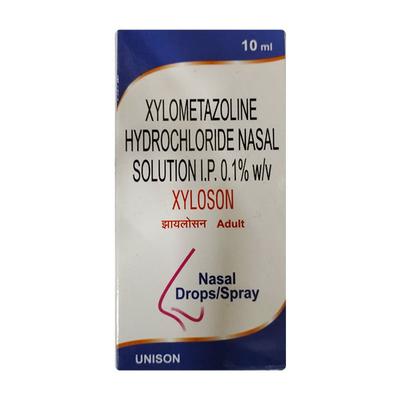 Xyloson Adult Nasal Drops 10ml - Nasal Congestion-Nas