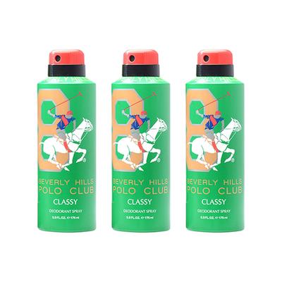 Beverly Hills Polo Club Classy Men Deo No.8 Trio Pack + Sports No.8 Women Shower Cream 3-in-1 Set 675 ml 1's - Deodorants/Roll-Ons