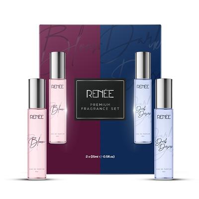 Renee Eau De Parfum Premium Fragrance Set Bloom And Dark Desire 15ml Each 2's - Women Perfumes (Edt/Edp)