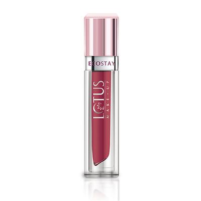 Lotus Make-up Ecostay Matte Lip Lacquer Royal Rose El14 4 gm - Lipsticks