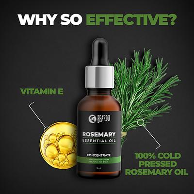 Beardo Concentrate Rosemary Essential Oil 15ml - Hair Oils