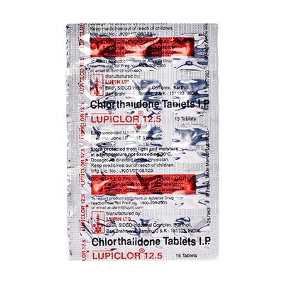 LUPICLOR 12.5mg Tablet 15's - Hypertension-Diu