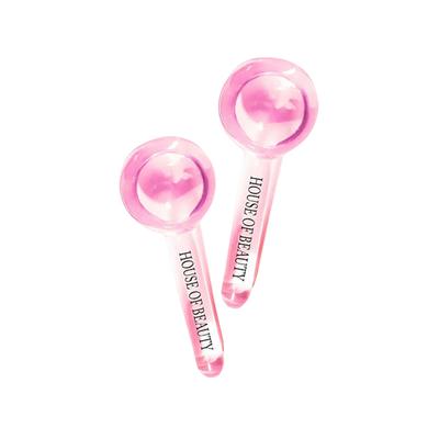 House of Beauty Ice Globe-Pink-Puffy Eyes, Face Lifting, Digital Eyes Stress Reduction (1Pair) 1's - Massagers