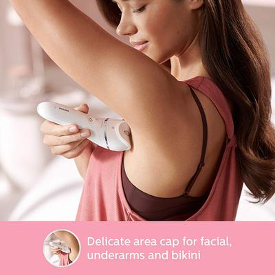 Philips Cordless Epilator-All-Rounder for Face and Body Hair Removal (BRE710/00) 1's - Hair Removal Accessories