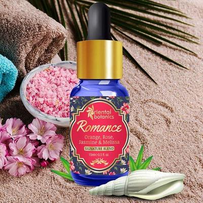 Oriental Botanics Romance Aroma Therapy Diffuser Oil (Orange, Rose, Jasmine & Melissa) 15 ml - Creams/Oils/Lotions