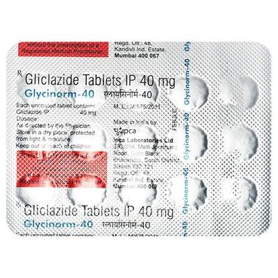 GLYCINORM 40 Tablet 15's - Diabetes-Ant