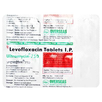 ULTRAMYCIN 750 Tablet 10's - Bacterial Infections-Qui