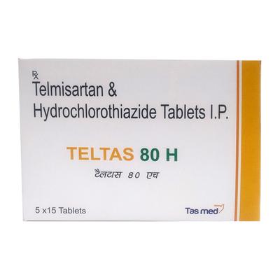 TELTAS 80 H Tablet 15's - Hypertension-Ang