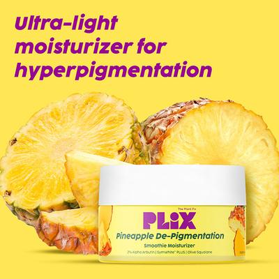 Plix The Plant Fix Pineapple Smoothie Moisturiser For Hyperpigmentation & Dark Spot Removal Unisex 30 gm - Face Moisturizers