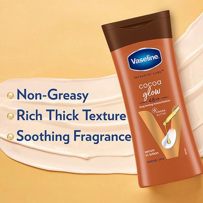 Vaseline Intensive Care Cocoa Glow Body Lotion, moisturizes dry skin from the first application 200 ml - Lotions & Creams