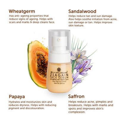 Bella Vita Organic 21 Again Anti Ageing & Skin Glow Face Serum 35 ml - Face Serum