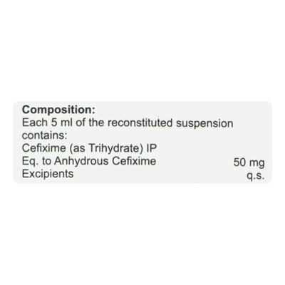 Cefitaxe 50 Orange Flavour Oral Suspension 30ml - Bacterial Infections-Cep