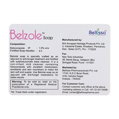 BELZOLE Soap 75gm - Skin Infections-Taa