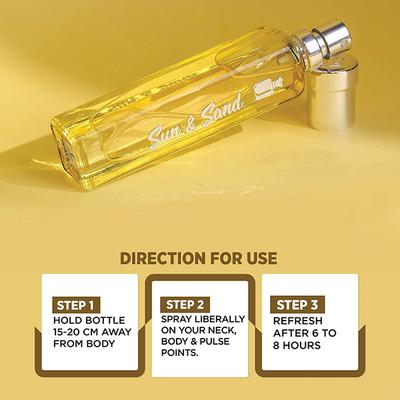 Lyla Blanc Urban Scent Sun and Sand Long Lasting Perfume for Women 15 ml - Women Perfumes (Edt/Edp)