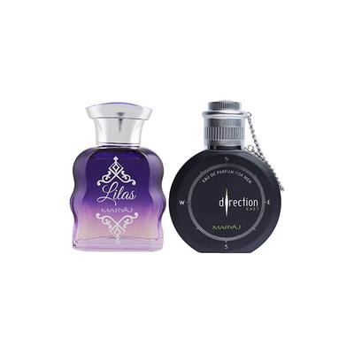 Maryaj Lilas EDP Citrus Floral Perfume And Maryaj Direction East EDP Citrus Spicy Perfume 200 ml - Perfumes (Edt/Edp)