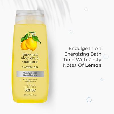 Cleansense Limequat & Blueberry Shower Gel (Combo of 2) 560 gm - Shower Gels & Body Wash