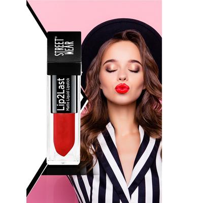 Street Wear Lip2Last Matte Liquid Lipstick - Vacay Red 5 ml - Liquid Lipsticks