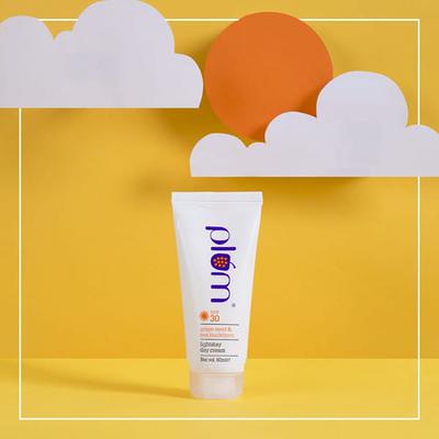 Plum Grape Seed & Sea Buckthorn LightStay Day Cream - SPF 30 PA++ 60 ml - Face Creams