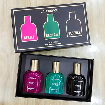 La French Belief, Bestow and Bespoke Perfume Gift Set for Men 90 ml - Men Perfumes (Edt/Edp)