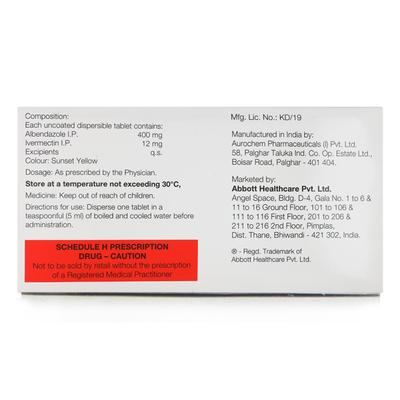 Ascapil 12A Tablet - Parasitic Worms-Ant