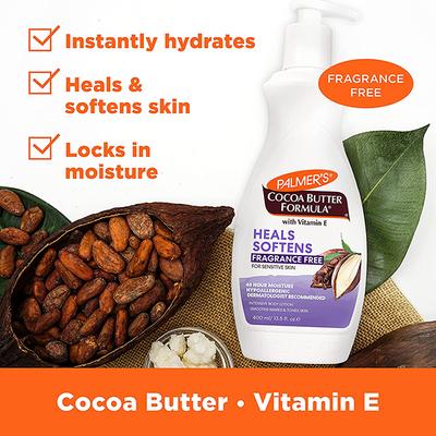 Palmer's Cocoa Butter Formula With Vitamin E Fragrance Free For Sensitive Skin Body Lotion 400ml - Lotions & Creams