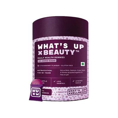 Whats Up Wellness Beauty for Healthy Hair, Skin and Nails No Added Sugar 30 Gummies - 30 Days 1's - Hair & Skin