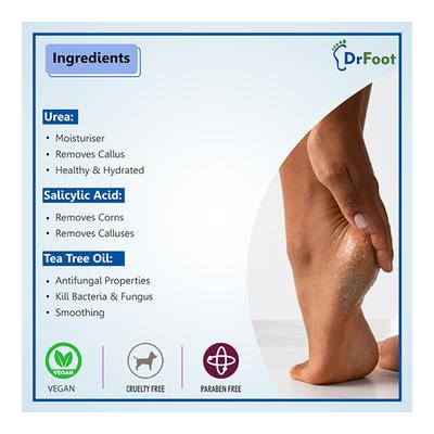 Dr Foot 40% Urea Gel 100 gm - Foot Creams & Lotions