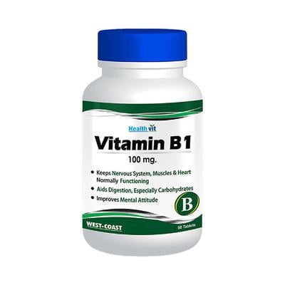 HealthVit Vitamin B1 100 mg Tablet 60's - Multi-Vitamins