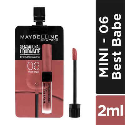 Maybelline Sensational Liquid Matte Mini - Best babe 2 ml - Liquid Lipsticks