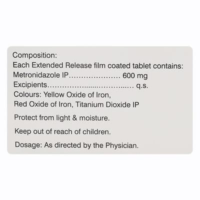 Metrogyl ER 600mg Tablet 10'S - Bacterial Infections-OAB