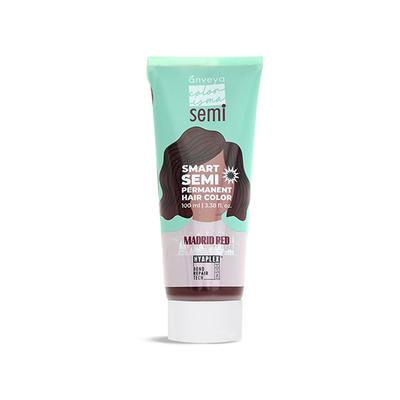 Anveya Madrid Red Semi Permanent Hair Color 100 ml - Crème