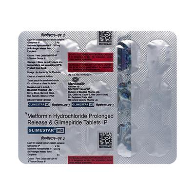 GLIMESTAR M2 Tablet 15's - Diabetes-Ant