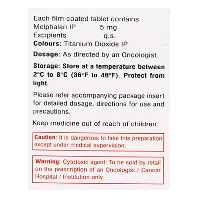 Alkacel 5Mg Tablet 25's - Cancer Oncology-Cyt