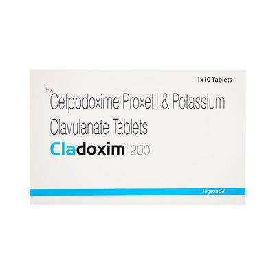 Cladoxim 200/125mg Tablet 10'S - Bacterial Infections-Cep
