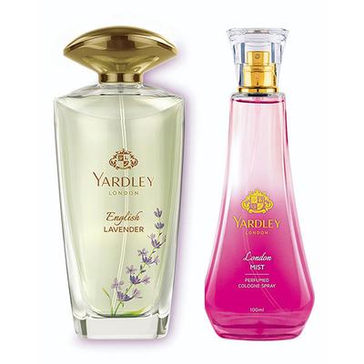Yardley London English Lavender Eau De Toilette + London Mist EDC Gift Pack 225 ml - Perfumes (Edt/Edp)