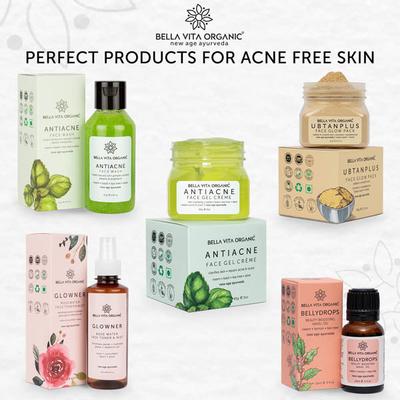Bella Vita Organic Anti Acne, Pimple Scar Spots Removal Cream Gel 85 gm - Face Gels