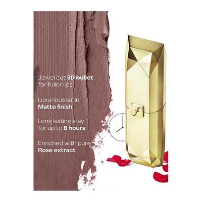 Faces Canada Ultime Pro Belle De Luxe Jewel Cut Lipstick Coco Rouge 03 3.8 Gm - Lipsticks