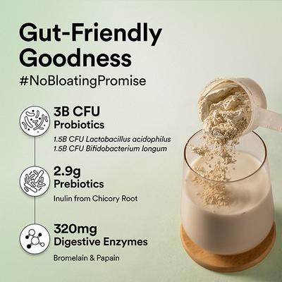 Wellbeing Nutrition Plant Protein Powder - French Vanilla Caramel 500 g - Protein Drink