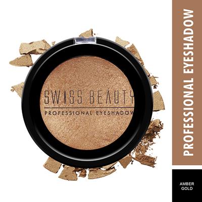 Swiss Beauty Professional Eyeshadow - (Amber-Gold) 3.5 gm - Eyeshadow, Bases & Primers